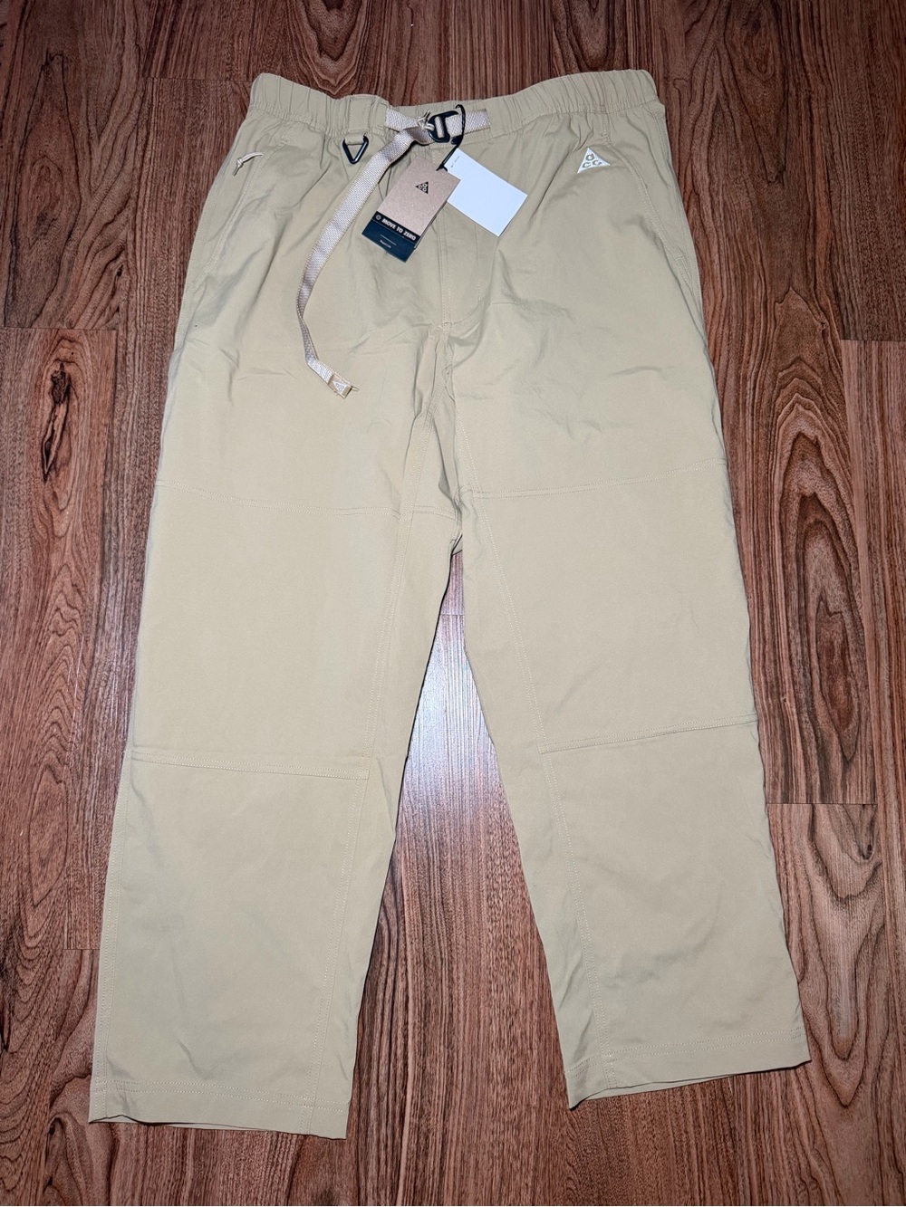 Nike ACG UV Hiking Woven Repel Pants Parachute Beige FN2450-297 Men’s Sz XL